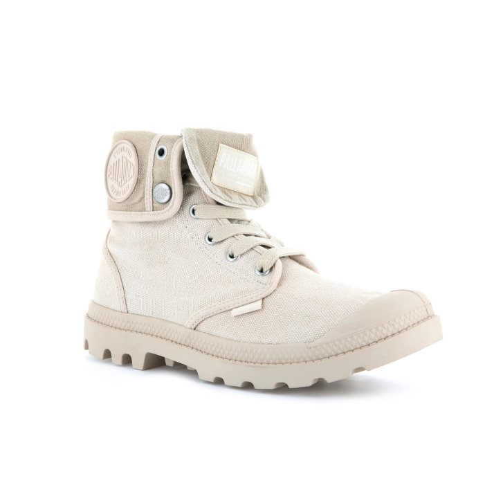 Beige Palladium Baggy Women's Boots | ZA-760WGQJ