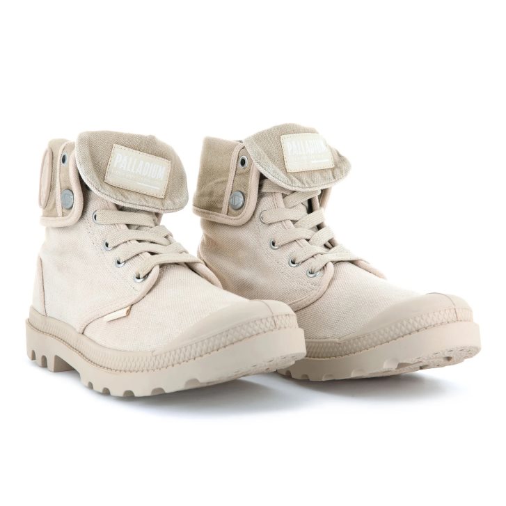 Beige Palladium Baggy Women's Boots | ZA-760WGQJ