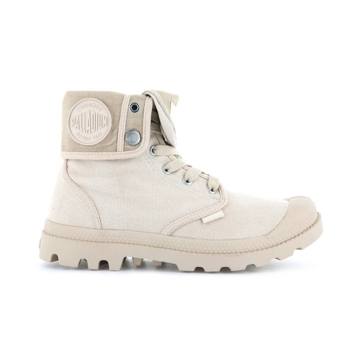 Beige Palladium Baggy Women\'s Boots | ZA-760WGQJ