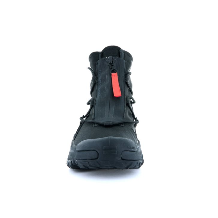 Black Palladium Off-grid Hi Zip Waterproof + Women's Sneakers | ZA-342KBPU