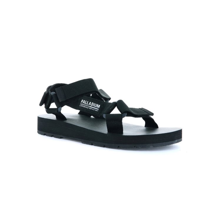 Black Palladium Outdoorsy Urbanity Women's Sandals | ZA-293ACMK