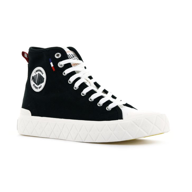 Black Palladium Palla Ace Canvas High Tops Women's Sneakers | ZA-430AVSX