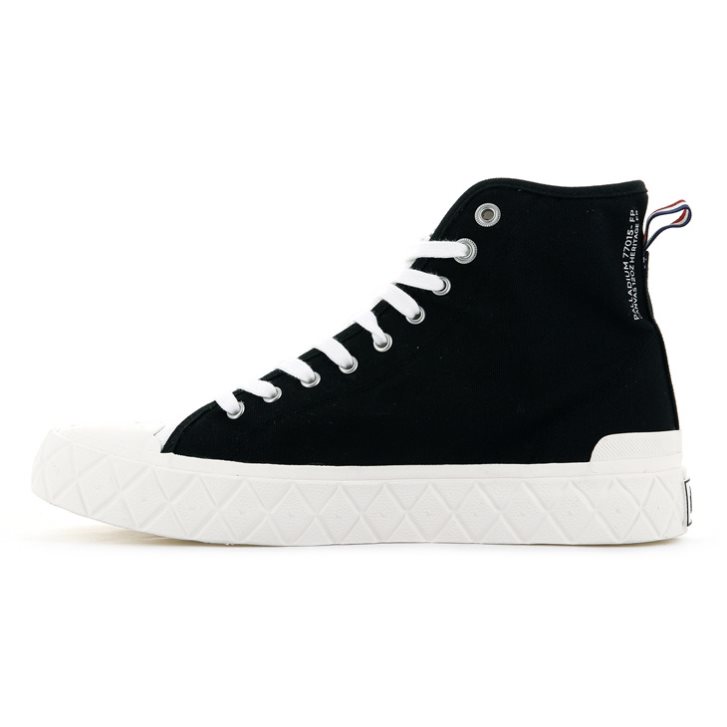 Black Palladium Palla Ace Canvas High Tops Women's Sneakers | ZA-430AVSX