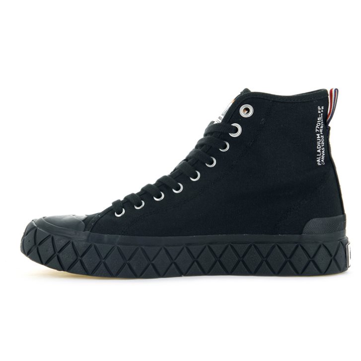 Black Palladium Palla Ace Canvas High Tops Women's Sneakers | ZA-674COIG