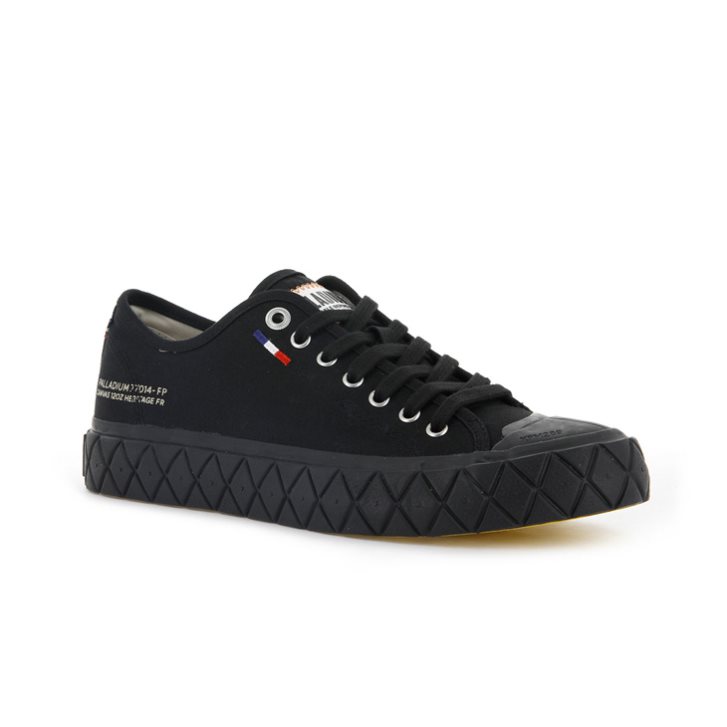 Black Palladium Palla Ace Canvas Low Tops Women's Sneakers | ZA-347AIFY