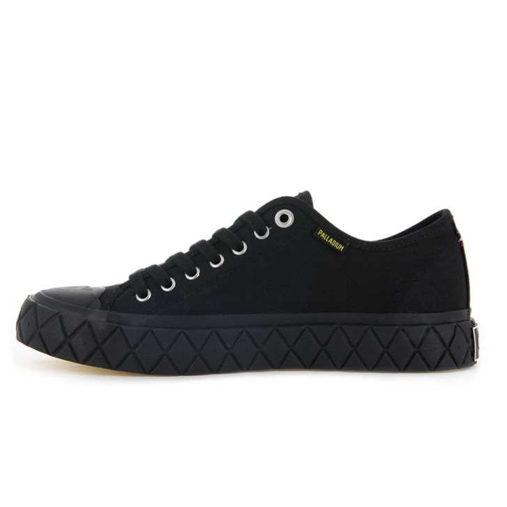 Black Palladium Palla Ace Canvas Low Tops Women's Sneakers | ZA-347AIFY