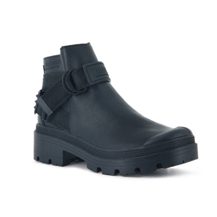 Black Palladium Pallabase Rockboot L Women's Boots | ZA-178DLSM