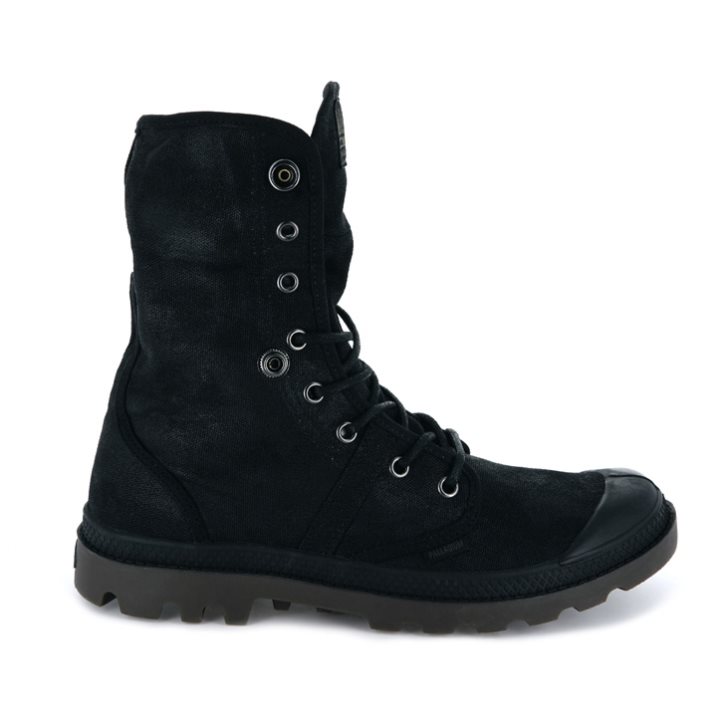 Black Palladium Pallabrousse BGY WAX Men's Boots | ZA-865AFYR