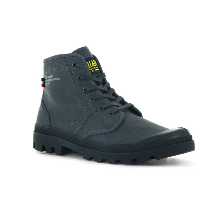 Black Palladium Pallabrousse Legion WAX Men's Boots | ZA-102YFNK