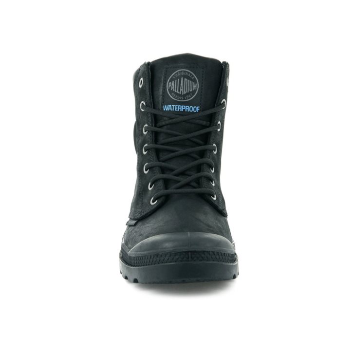 Black Palladium Pampa Cuff WP LUX Men's Boots | ZA-947CJZD