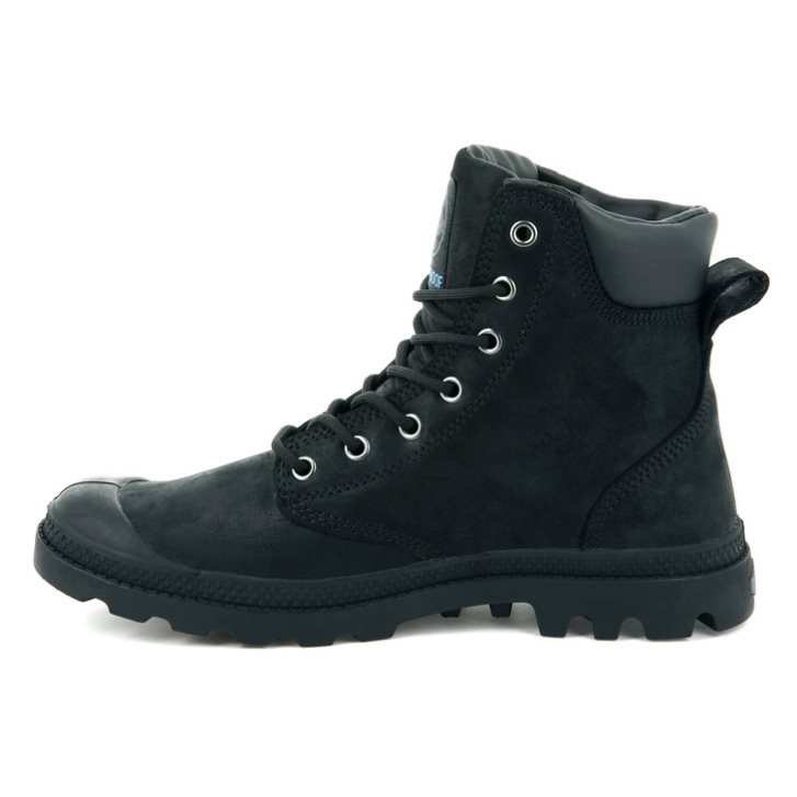 Black Palladium Pampa Cuff WP LUX Women's Boots | ZA-857JDPH