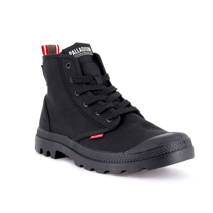 Black Palladium Pampa Dare 2 Survive Men's Boots | ZA-874CUAR