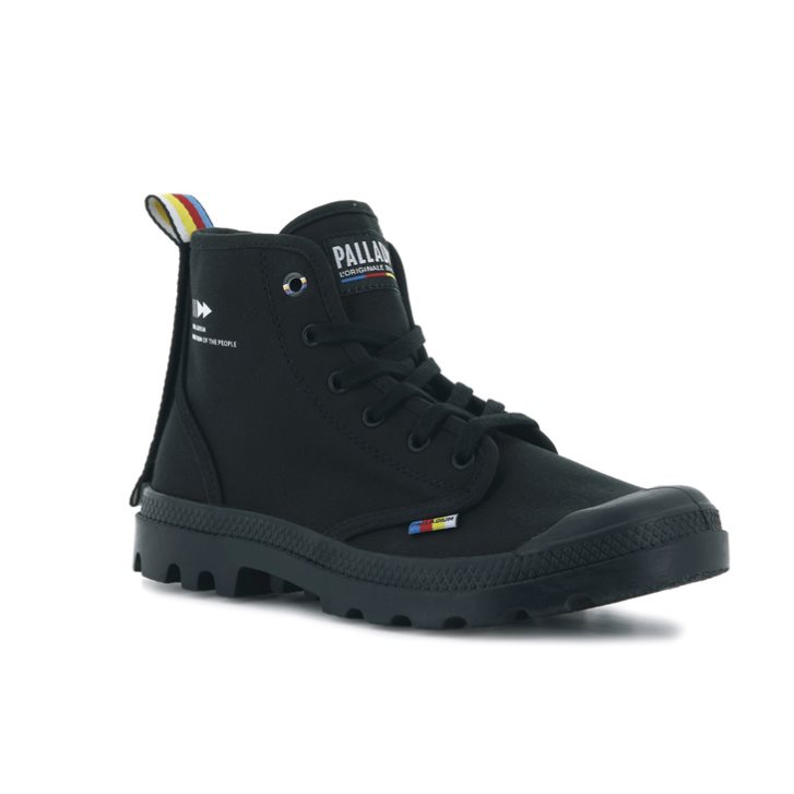 Black Palladium Pampa Dare Exchange Men's Boots | ZA-023YGOT