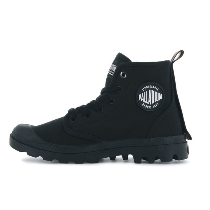 Black Palladium Pampa Dare Exchange Men's Boots | ZA-023YGOT