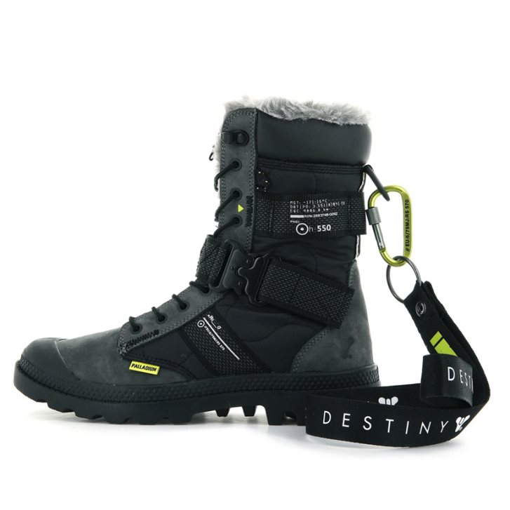 Black Palladium Pampa Europa Tactical Women's Boots | ZA-563TBZD