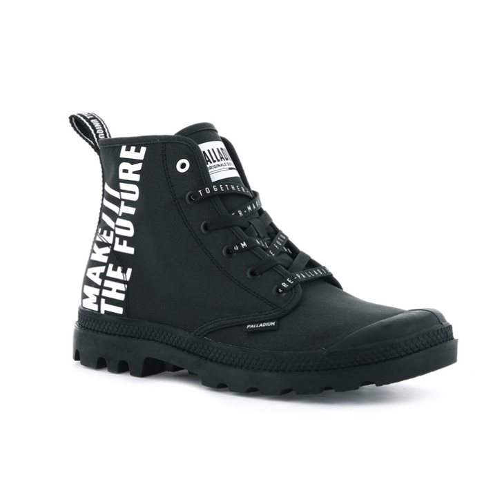 Black Palladium Pampa Hi Future Men's Boots | ZA-230DBQF