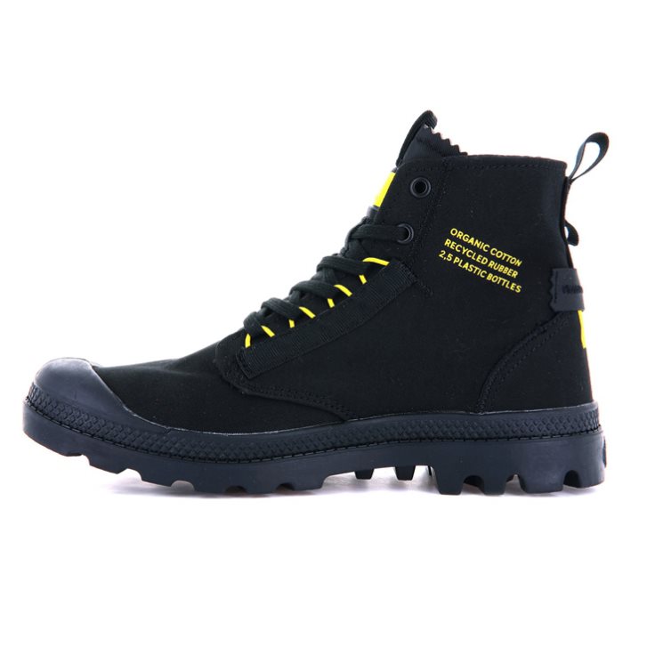 Black Palladium Pampa Hi Re-craft Men's Boots | ZA-730FAMH