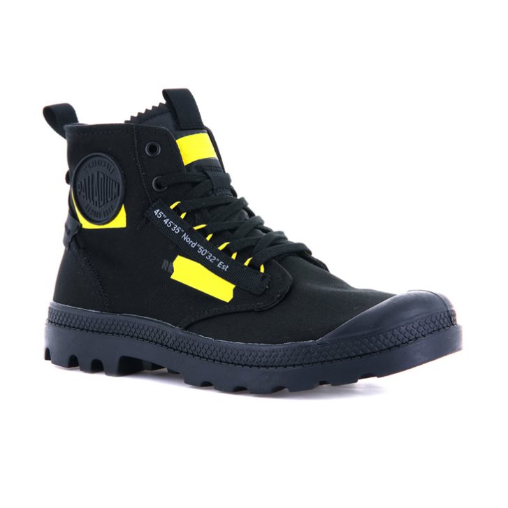 Black Palladium Pampa Hi Re-craft Women's Boots | ZA-715ZPVW