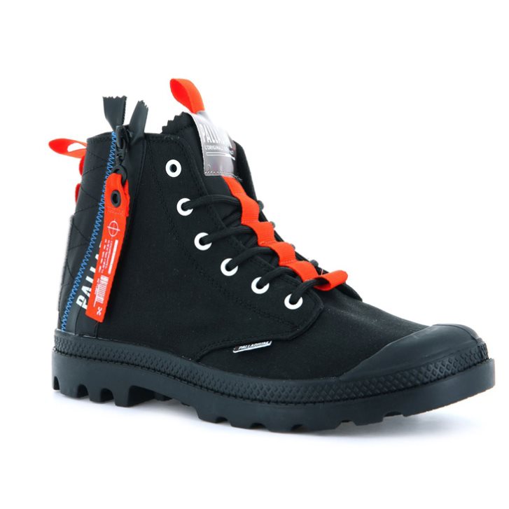 Black Palladium Pampa Hi Ticket To Earth Women's Boots | ZA-024GQZR