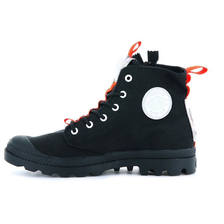 Black Palladium Pampa Hi Ticket To Earth Women's Boots | ZA-024GQZR