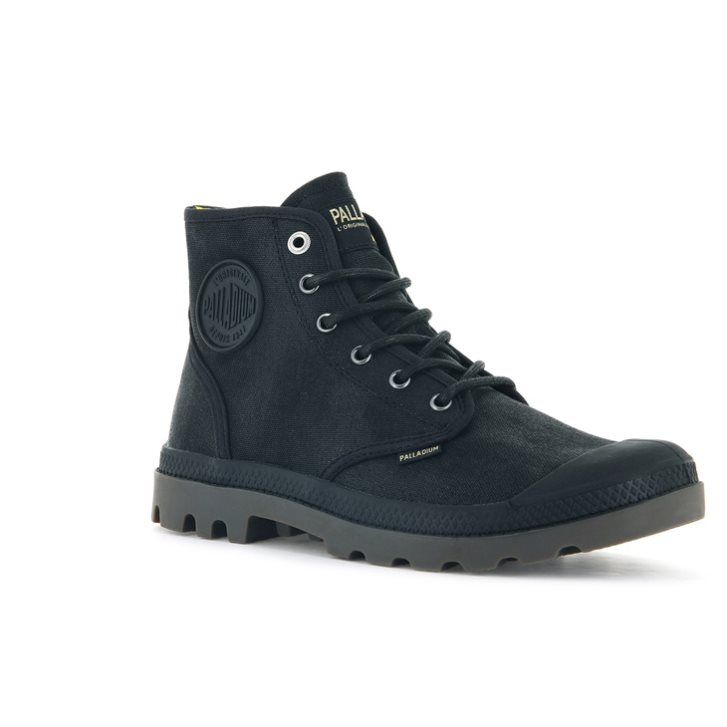 Black Palladium Pampa Hi WAX Men's Boots | ZA-479ZPDH