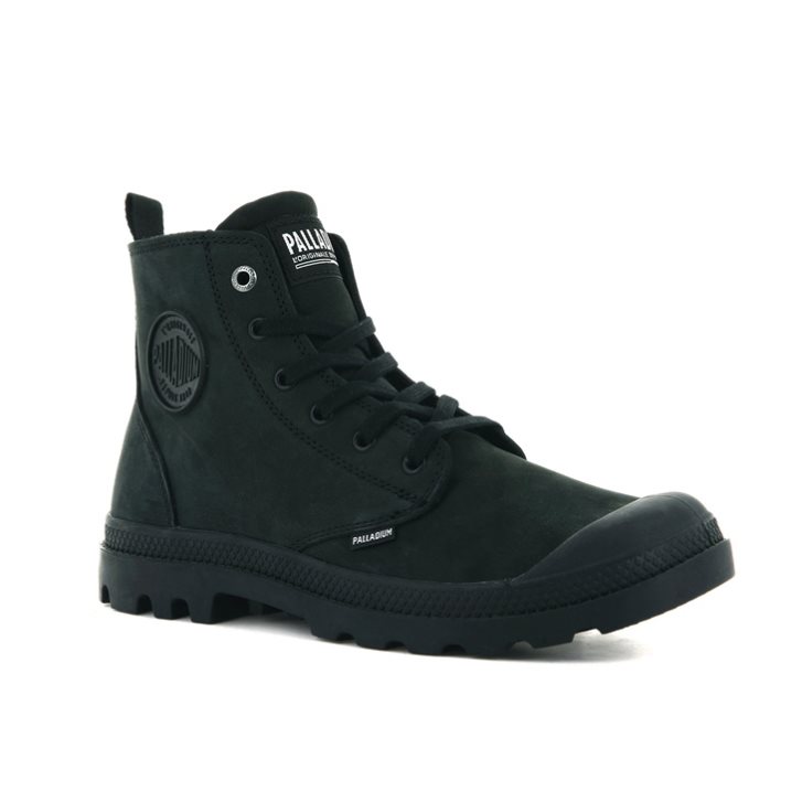 Black Palladium Pampa Hi Zip NBK Men's Boots | ZA-372XYCZ