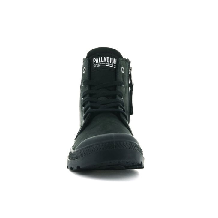 Black Palladium Pampa Hi Zip NBK Men's Boots | ZA-372XYCZ