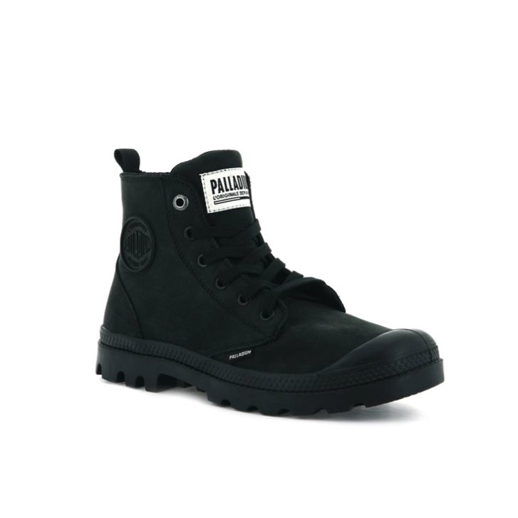 Black Palladium Pampa Hi Zip Nubuck Women's Boots | ZA-912ASPE