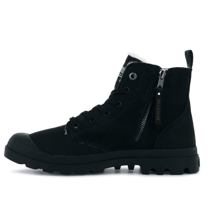 Black Palladium Pampa Hi Zip WL Men's Boots | ZA-897HNBU