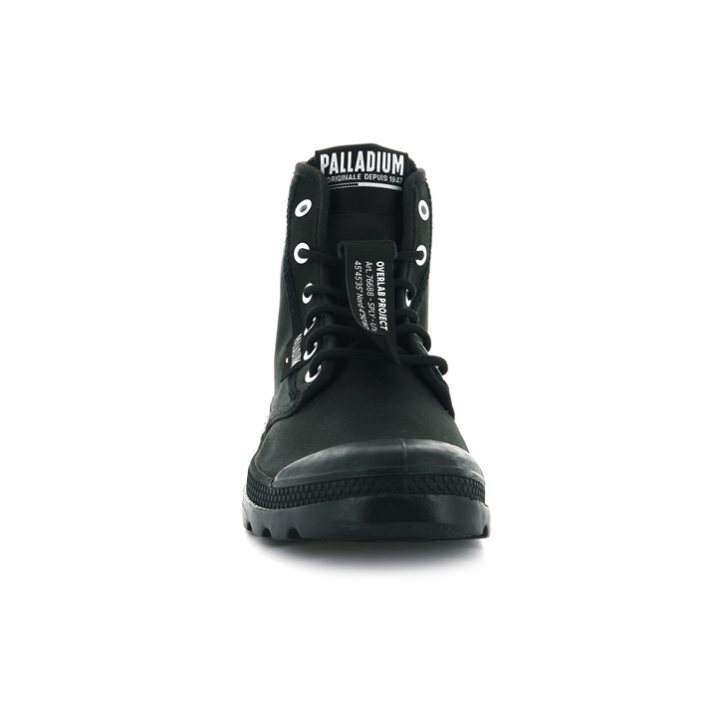 Black Palladium Pampa Lite Overlab Women's Boots | ZA-513ECQJ