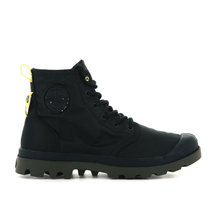 Black Palladium Pampa Recycle Waterproof+ 2 Men\'s Boots | ZA-204AKMR