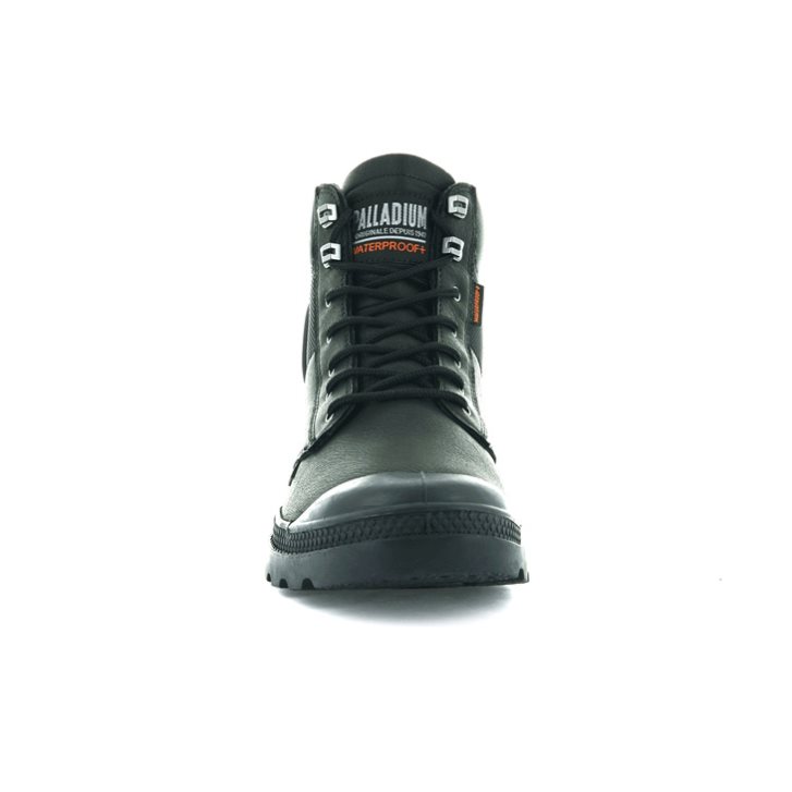 Black Palladium Pampa Shield WP+ LTH Men's Boots | ZA-362XVRA