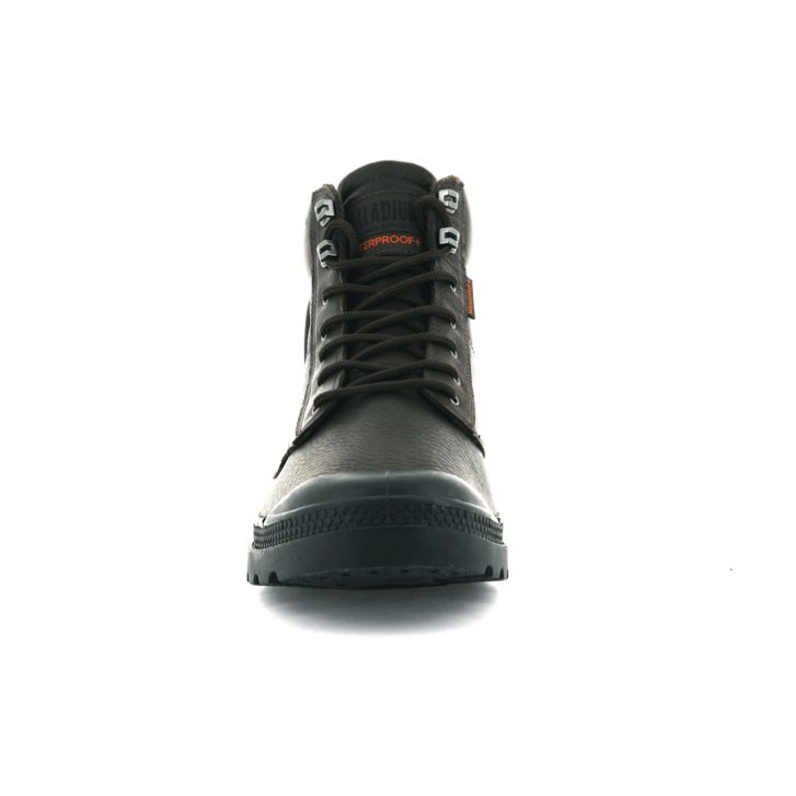 Black Palladium Pampa Shield WP+ LTH Women's Boots | ZA-094BXIS