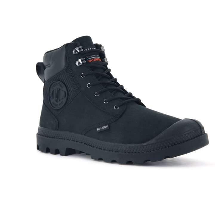 Black Palladium Pampa Shield WP+ LUX Men's Boots | ZA-435IGYO