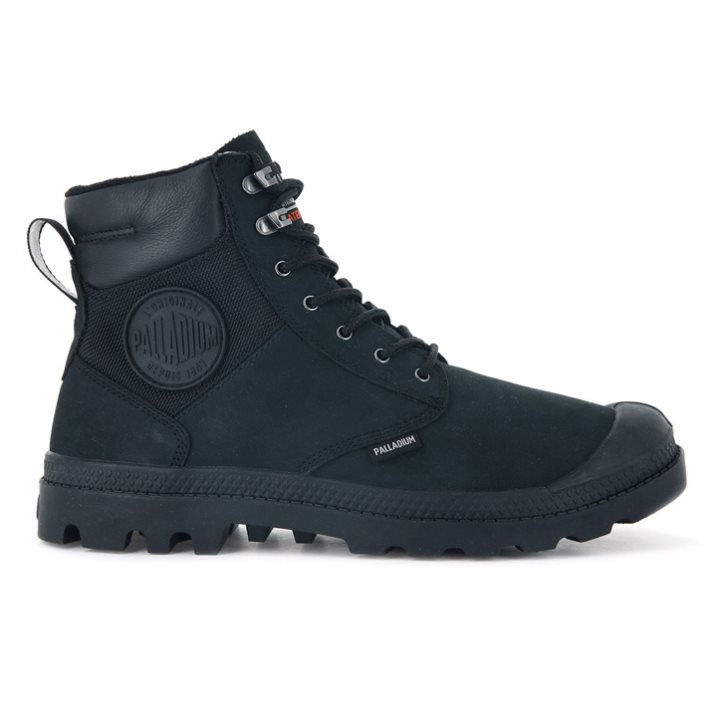 Black Palladium Pampa Shield WP+ LUX Men\'s Boots | ZA-435IGYO