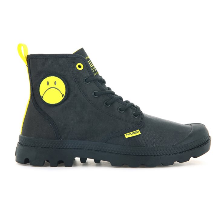 Black Palladium Pampa Smiley Change Men\'s Boots | ZA-304KYPS