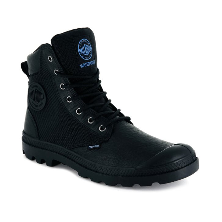 Black Palladium Pampa Sport Cuff WPN Men's Boots | ZA-940XNOI