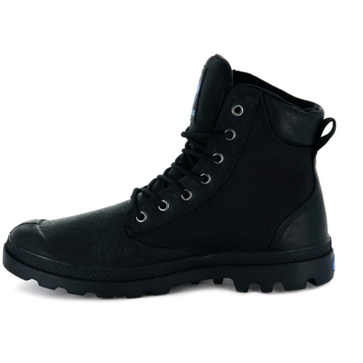 Black Palladium Pampa Sport Cuff WPN Men's Boots | ZA-940XNOI