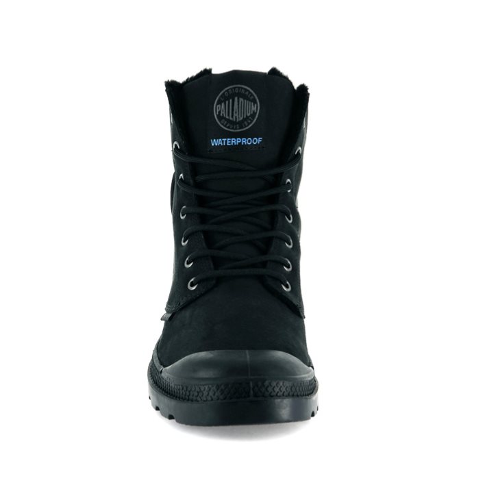 Black Palladium Pampa Sport Cuff WPS Men's Boots | ZA-376OUGF