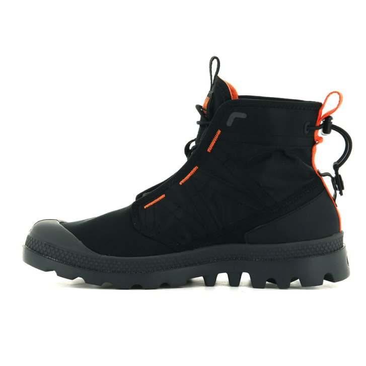 Black Palladium Pampa Travel Lite Men's Boots | ZA-693IJMN