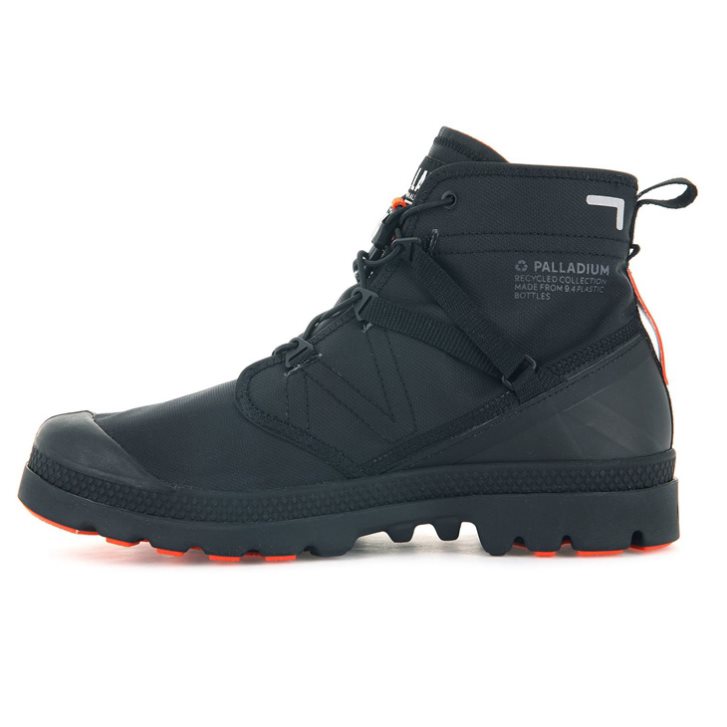 Black Palladium Pampa Travel Lite+ Waterproof Men's Boots | ZA-865IGSP