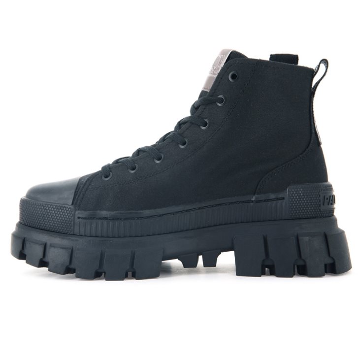 Black Palladium Revolt Hi TX Women's Platform Shoes | ZA-234UKXI