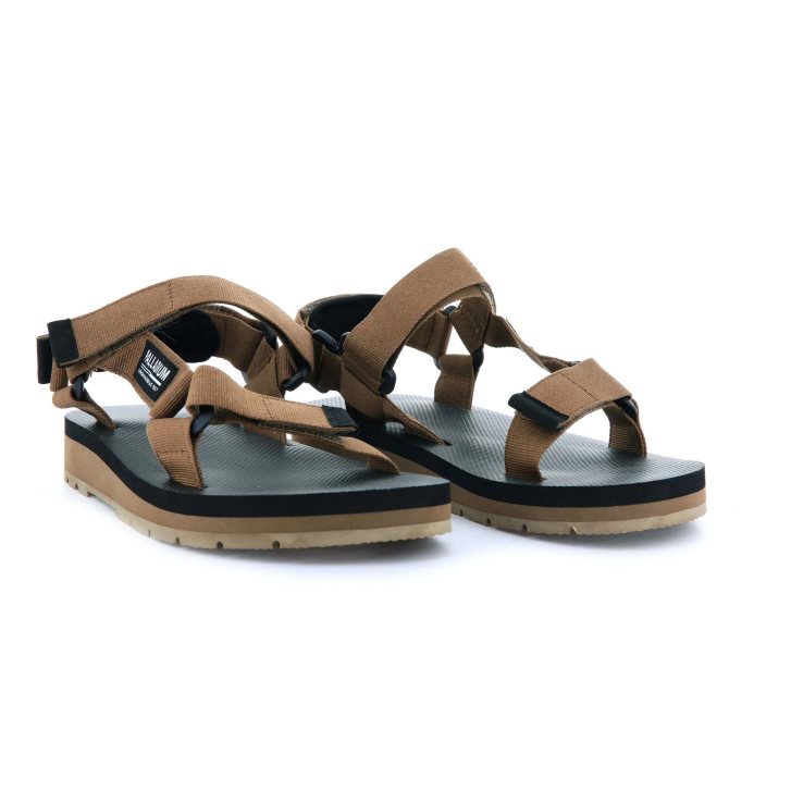 Brown Palladium Outdoorsy Urbanity Men's Sandals | ZA-619YSQO