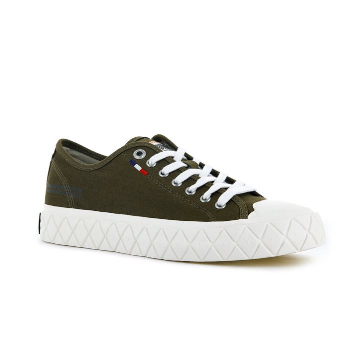 Brown Palladium Palla Ace Canvas Low Tops Men's Sneakers | ZA-270CYHQ