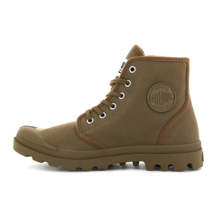 Brown Palladium Pampa Hi Originale High Tops Women's Sneakers | ZA-835YMXH