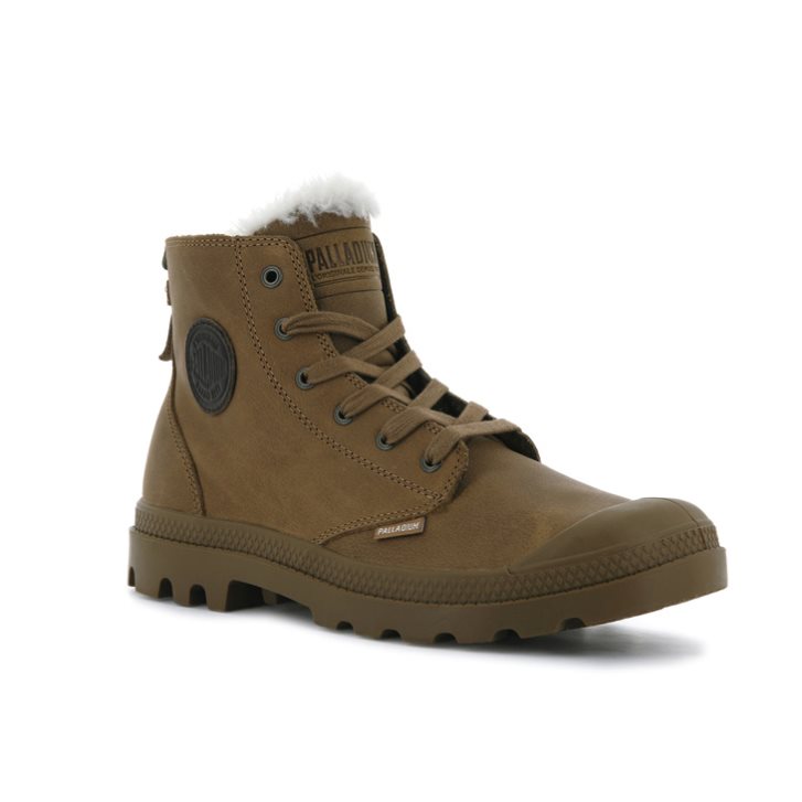 Brown Palladium Pampa Hi Pilot Men's Boots | ZA-381WZPR