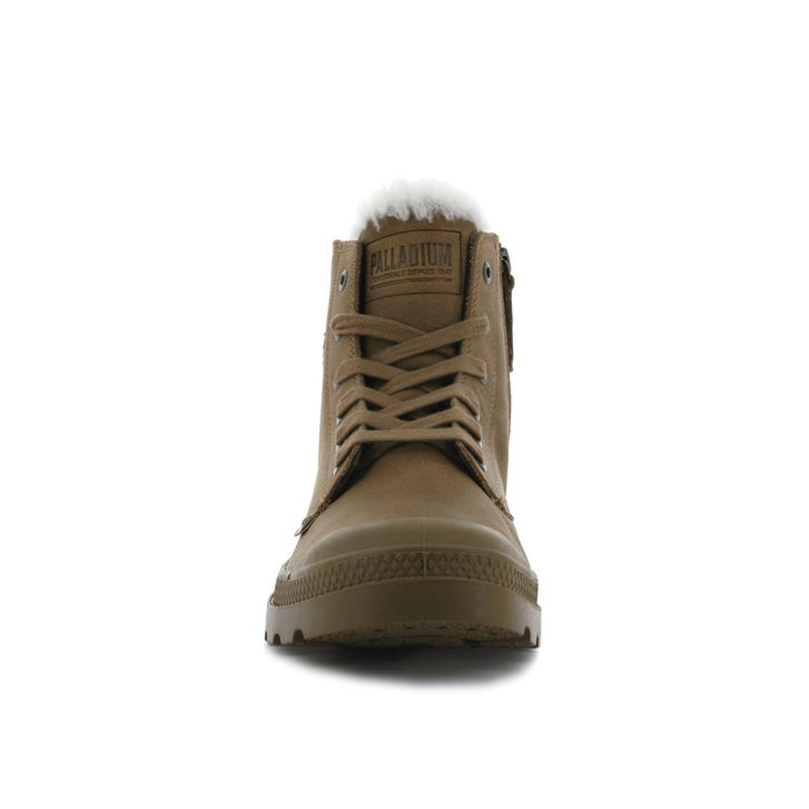 Brown Palladium Pampa Hi Pilot Women's Boots | ZA-753IGQP