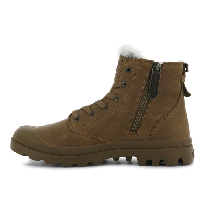 Brown Palladium Pampa Hi Pilot Women's Boots | ZA-753IGQP