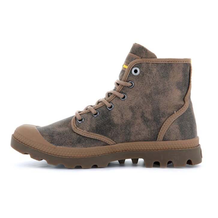 Brown Palladium Pampa Hi WAX Men's Boots | ZA-908KWFJ