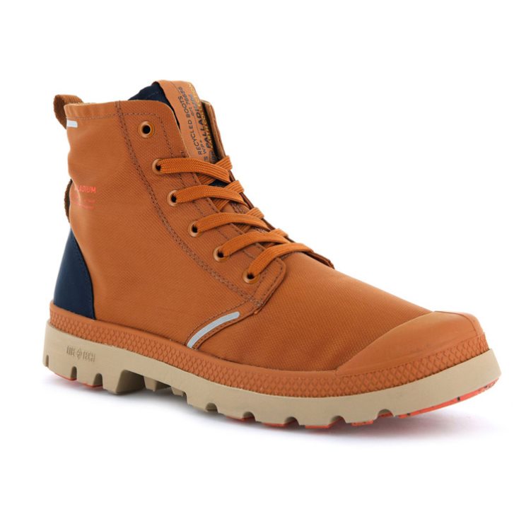 Brown Palladium Pampa Lite+ Recycle WP+ Women's Boots | ZA-207RHUV